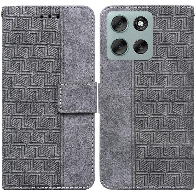 Custodia per telefono in pelle goffrata geometrica, For Motorola Moto G Max / G87 / G77 / G67 5G, For Motorola Edge 70 Fusion 5G, For Motorola Moto G06 4G, For Motorola Moto G56 5G / G66j 5G / G66y 5G