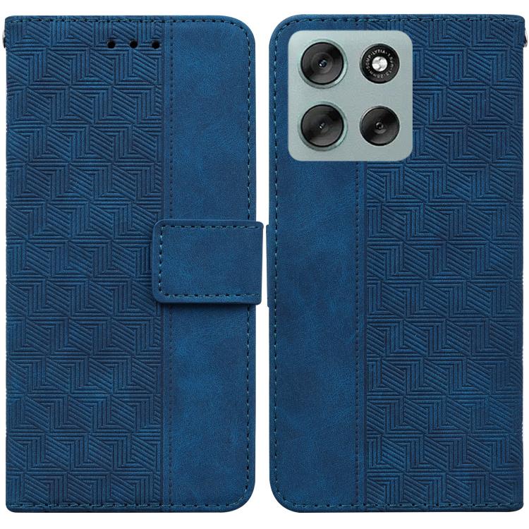 Custodia per telefono in pelle goffrata geometrica, For Motorola Moto G Max / G87 / G77 / G67 5G, For Motorola Edge 70 Fusion 5G, For Motorola Moto G06 4G, For Motorola Moto G56 5G / G66j 5G / G66y 5G