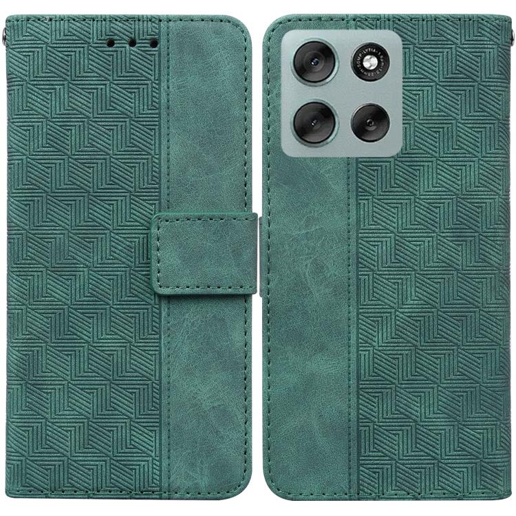 Custodia per telefono in pelle goffrata geometrica, For Motorola Moto G Max / G87 / G77 / G67 5G, For Motorola Edge 70 Fusion 5G, For Motorola Moto G06 4G, For Motorola Moto G56 5G / G66j 5G / G66y 5G