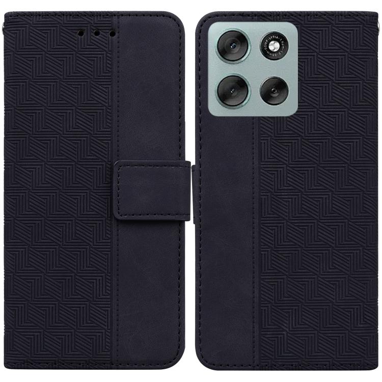 Custodia per telefono in pelle goffrata geometrica, For Motorola Moto G Max / G87 / G77 / G67 5G, For Motorola Edge 70 Fusion 5G, For Motorola Moto G06 4G, For Motorola Moto G56 5G / G66j 5G / G66y 5G