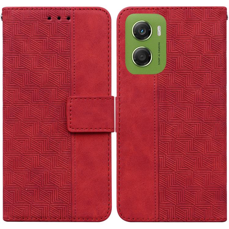 Custodia per telefono in pelle goffrata geometrica, For Motorola Moto G Max / G87 / G77 / G67 5G, For Motorola Edge 70 Fusion 5G, For Motorola Moto G06 4G, For Motorola Moto G56 5G / G66j 5G / G66y 5G