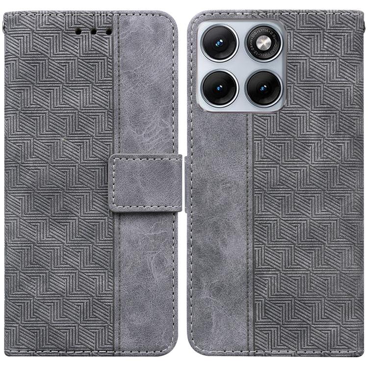 Custodia per telefono in pelle goffrata geometrica, For Motorola Moto G Max / G87 / G77 / G67 5G, For Motorola Edge 70 Fusion 5G, For Motorola Moto G06 4G, For Motorola Moto G56 5G / G66j 5G / G66y 5G