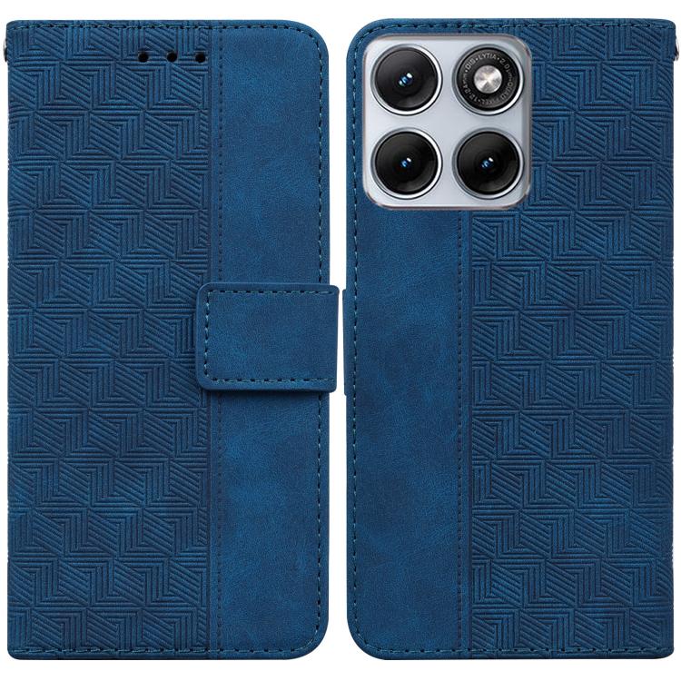 Custodia per telefono in pelle goffrata geometrica, For Motorola Moto G Max / G87 / G77 / G67 5G, For Motorola Edge 70 Fusion 5G, For Motorola Moto G06 4G, For Motorola Moto G56 5G / G66j 5G / G66y 5G