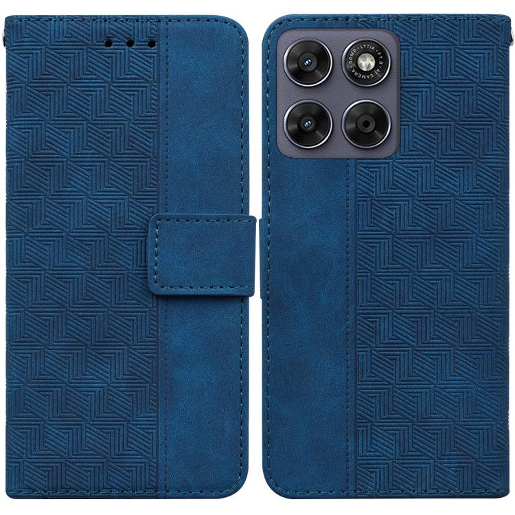 Custodia per telefono in pelle goffrata geometrica, For Motorola Moto G Max / G87 / G77 / G67 5G, For Motorola Edge 70 Fusion 5G, For Motorola Moto G06 4G, For Motorola Moto G56 5G / G66j 5G / G66y 5G