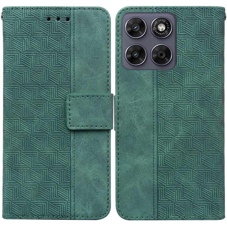 Custodia per telefono in pelle goffrata geometrica, For Motorola Moto G Max / G87 / G77 / G67 5G, For Motorola Edge 70 Fusion 5G, For Motorola Moto G06 4G, For Motorola Moto G56 5G / G66j 5G / G66y 5G