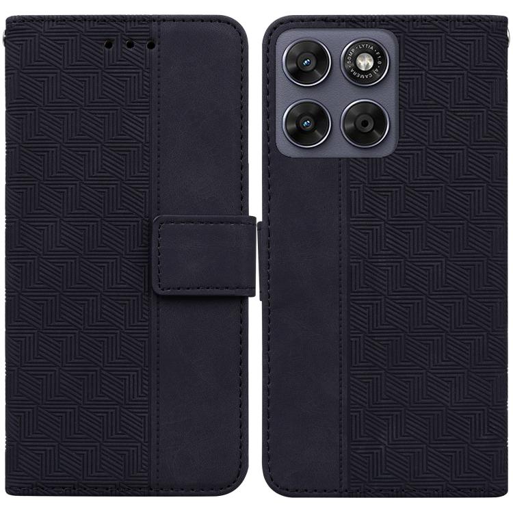 Custodia per telefono in pelle goffrata geometrica, For Motorola Moto G Max / G87 / G77 / G67 5G, For Motorola Edge 70 Fusion 5G, For Motorola Moto G06 4G, For Motorola Moto G56 5G / G66j 5G / G66y 5G