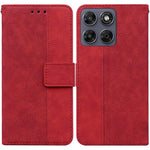 Custodia per telefono in pelle goffrata geometrica, For Motorola Moto G Max / G87 / G77 / G67 5G, For Motorola Edge 70 Fusion 5G, For Motorola Moto G06 4G, For Motorola Moto G56 5G / G66j 5G / G66y 5G