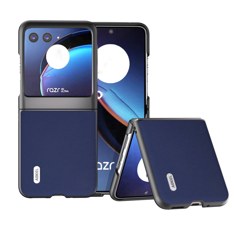 Custodia per cellulare ABEL Haze Texture PU, For Motorola Razr 40, For Motorola Razr 40 Ultra