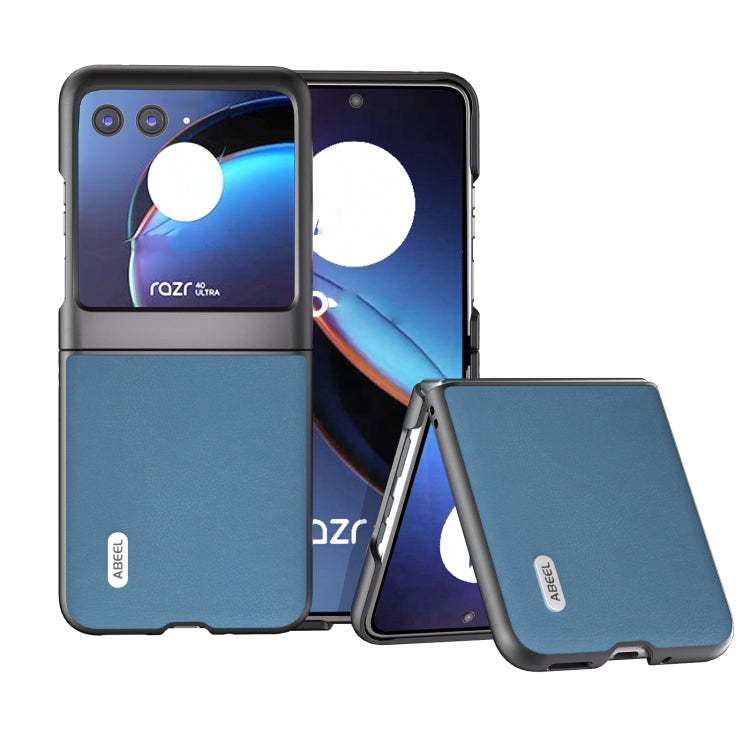 Custodia per cellulare ABEL Haze Texture PU, For Motorola Razr 40, For Motorola Razr 40 Ultra