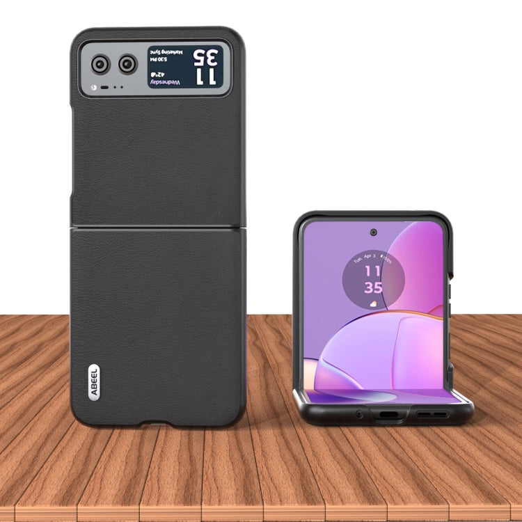 Custodia per cellulare ABEL Haze Texture PU, For Motorola Razr 40, For Motorola Razr 40 Ultra
