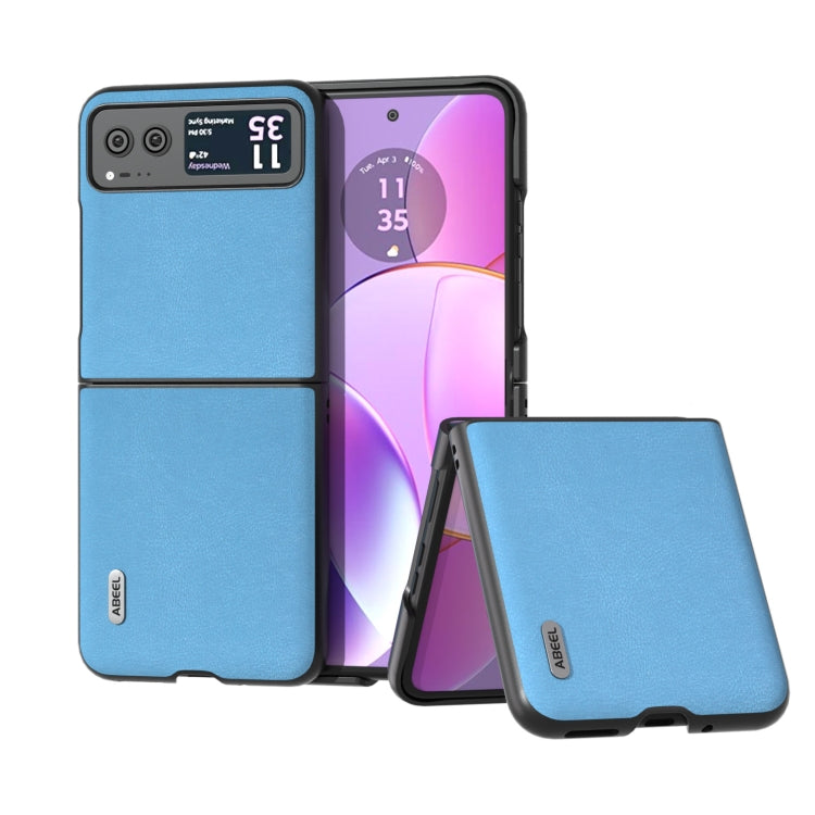 Custodia per cellulare ABEL Haze Texture PU, For Motorola Razr 40, For Motorola Razr 40 Ultra