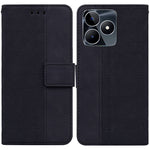 Custodia per telefono in pelle goffrata geometrica, For Realme 11 5G Global, For Realme 11 Pro / 11 Pro+ / Narzo 60 Pro, For Realme C53 / Narzo N53, For Realme C65 4G