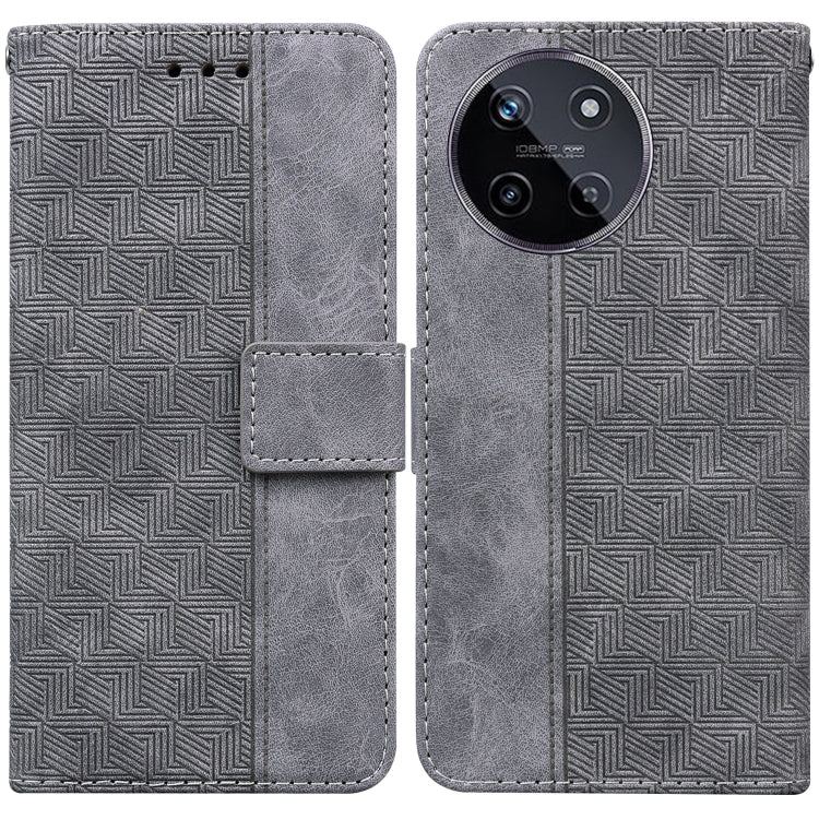 Custodia per telefono in pelle goffrata geometrica, For Realme 12 Pro+ Global, For Realme C67 4G Global, For Realme 11 4G Global, For Realme 11 5G/Narzo 60 India Version
