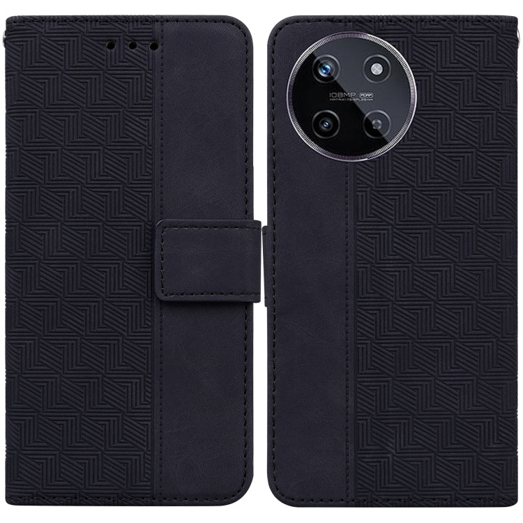 Custodia per telefono in pelle goffrata geometrica, For Realme 12 Pro+ Global, For Realme C67 4G Global, For Realme 11 4G Global, For Realme 11 5G/Narzo 60 India Version