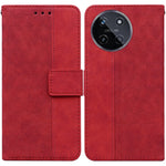 Custodia per telefono in pelle goffrata geometrica, For Realme 12 Pro+ Global, For Realme C67 4G Global, For Realme 11 4G Global, For Realme 11 5G/Narzo 60 India Version