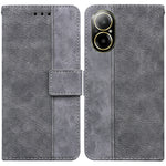 Custodia per telefono in pelle goffrata geometrica, For Realme 12 Pro+ Global, For Realme C67 4G Global, For Realme 11 4G Global, For Realme 11 5G/Narzo 60 India Version