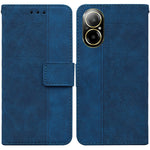 Custodia per telefono in pelle goffrata geometrica, For Realme 12 Pro+ Global, For Realme C67 4G Global, For Realme 11 4G Global, For Realme 11 5G/Narzo 60 India Version
