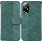 Custodia per telefono in pelle goffrata geometrica, For Realme 12 Pro+ Global, For Realme C67 4G Global, For Realme 11 4G Global, For Realme 11 5G/Narzo 60 India Version
