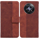Custodia per telefono in pelle goffrata geometrica, For Realme GT 6 / GT 6T / GT Neo6, For Realme C61 / C63 / Note 60, For Realme 12 5G, For Realme 12+