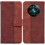 Custodia per telefono in pelle goffrata geometrica, For Realme GT 6 / GT 6T / GT Neo6, For Realme C61 / C63 / Note 60, For Realme 12 5G, For Realme 12+