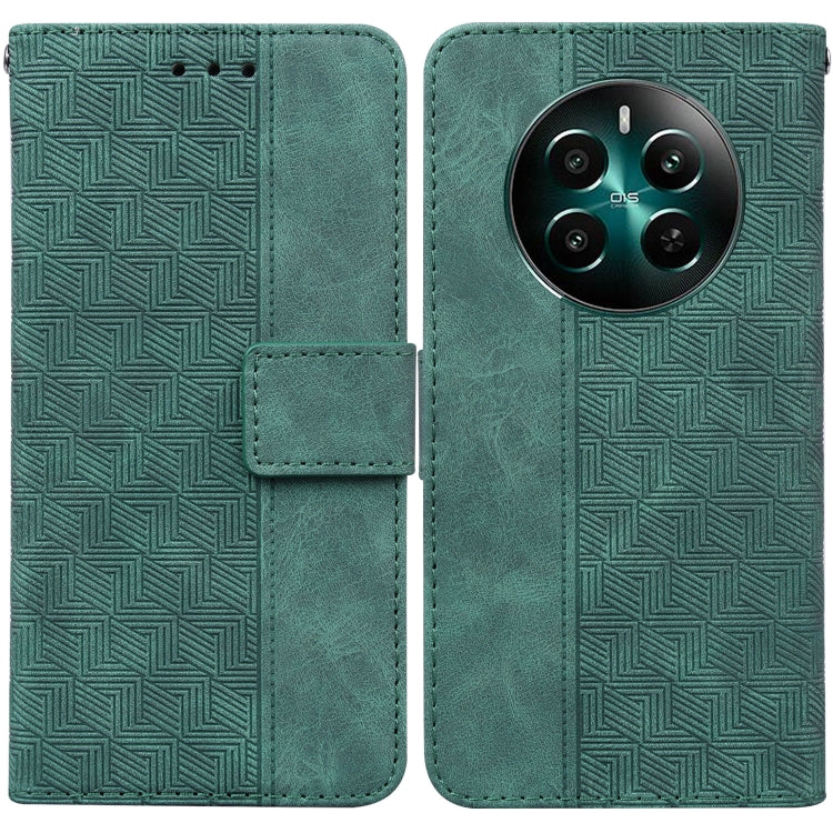 Custodia per telefono in pelle goffrata geometrica, For Realme GT 6 / GT 6T / GT Neo6, For Realme C61 / C63 / Note 60, For Realme 12 5G, For Realme 12+