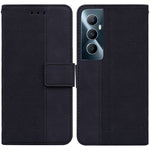 Custodia per telefono in pelle goffrata geometrica, For Realme 11 5G Global, For Realme 11 Pro / 11 Pro+ / Narzo 60 Pro, For Realme C53 / Narzo N53, For Realme C65 4G
