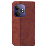 Custodia per telefono in pelle goffrata geometrica, For Realme GT 6 / GT 6T / GT Neo6, For Realme C61 / C63 / Note 60, For Realme 12 5G, For Realme 12+