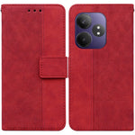 Custodia per telefono in pelle goffrata geometrica, For Realme GT 6 / GT 6T / GT Neo6, For Realme C61 / C63 / Note 60, For Realme 12 5G, For Realme 12+