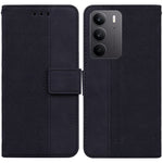 Custodia per telefono in pelle goffrata geometrica, For Realme 14 Pro+, For Realme 14 Pro, For Realme C75, For Realme 13+ Global
