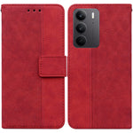 Custodia per telefono in pelle goffrata geometrica, For Realme 14 Pro+, For Realme 14 Pro, For Realme C75, For Realme 13+ Global