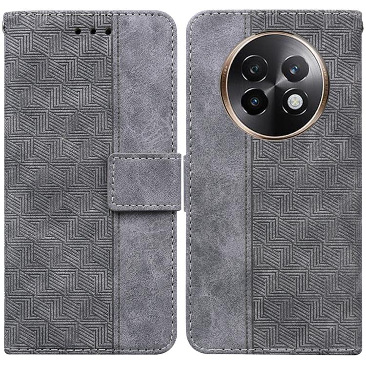Custodia per telefono in pelle goffrata geometrica, For Realme 14 Pro+, For Realme 14 Pro, For Realme C75, For Realme 13+ Global