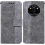 Custodia per telefono in pelle goffrata geometrica, For Realme 14 Pro+, For Realme 14 Pro, For Realme C75, For Realme 13+ Global