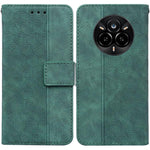 Custodia per telefono in pelle goffrata geometrica, For Realme 14 Pro+, For Realme 14 Pro, For Realme C75, For Realme 13+ Global