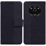 Custodia per telefono in pelle goffrata geometrica, For Realme 14 Pro+, For Realme 14 Pro, For Realme C75, For Realme 13+ Global