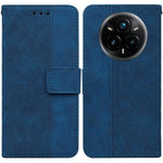 Custodia per telefono in pelle goffrata geometrica, For Realme 14 Pro+, For Realme 14 Pro, For Realme C75, For Realme 13+ Global