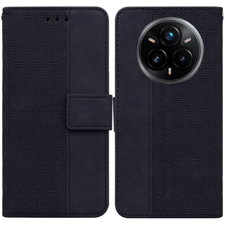 Custodia per telefono in pelle goffrata geometrica, For Realme 14 Pro+, For Realme 14 Pro, For Realme C75, For Realme 13+ Global