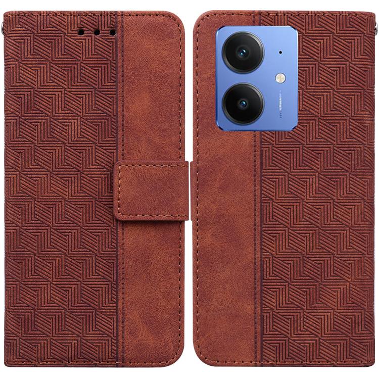 Custodia per telefono in pelle goffrata geometrica, For Realme Narzo 80 Lite 4G / C71 India, For Realme 15 5G / Realme 15 Pro 5G, For Realme 14, For Realme Neo7 SE
