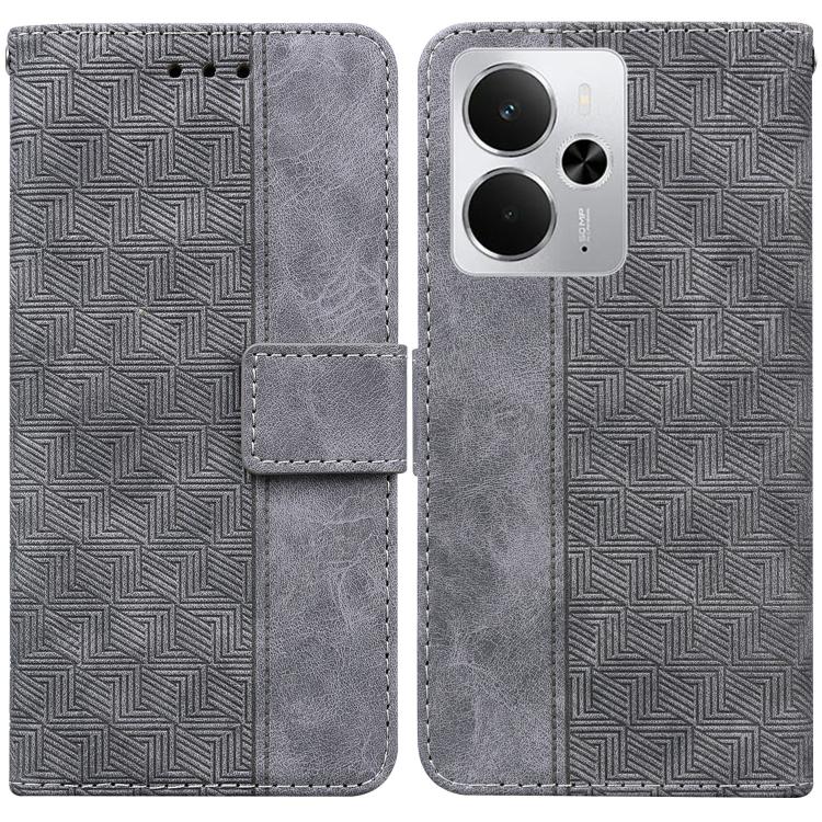 Custodia per telefono in pelle goffrata geometrica, For Realme Narzo 80 Lite 4G / C71 India, For Realme 15 5G / Realme 15 Pro 5G, For Realme 14, For Realme Neo7 SE