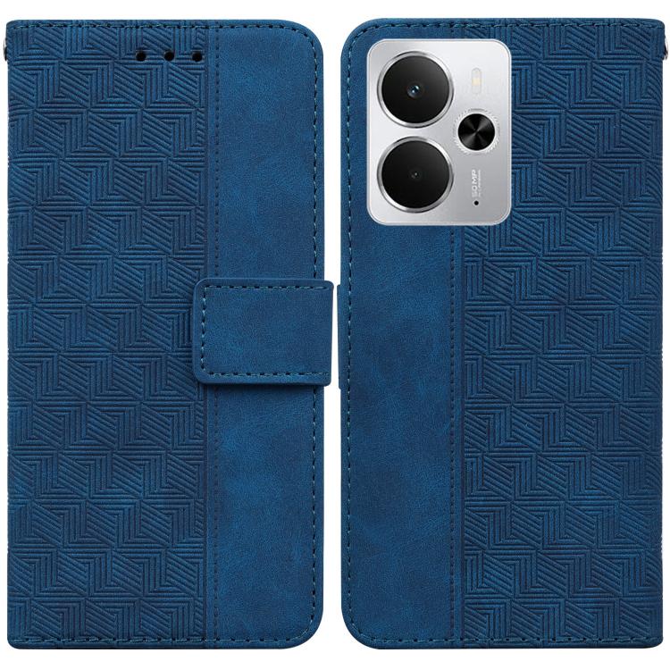 Custodia per telefono in pelle goffrata geometrica, For Realme Narzo 80 Lite 4G / C71 India, For Realme 15 5G / Realme 15 Pro 5G, For Realme 14, For Realme Neo7 SE