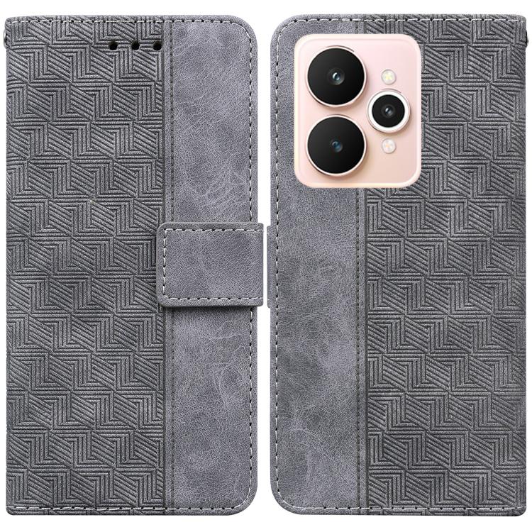 Custodia per telefono in pelle goffrata geometrica, For Realme Narzo 80 Lite 4G / C71 India, For Realme 15 5G / Realme 15 Pro 5G, For Realme 14, For Realme Neo7 SE