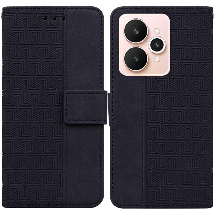 Custodia per telefono in pelle goffrata geometrica, For Realme Narzo 80 Lite 4G / C71 India, For Realme 15 5G / Realme 15 Pro 5G, For Realme 14, For Realme Neo7 SE