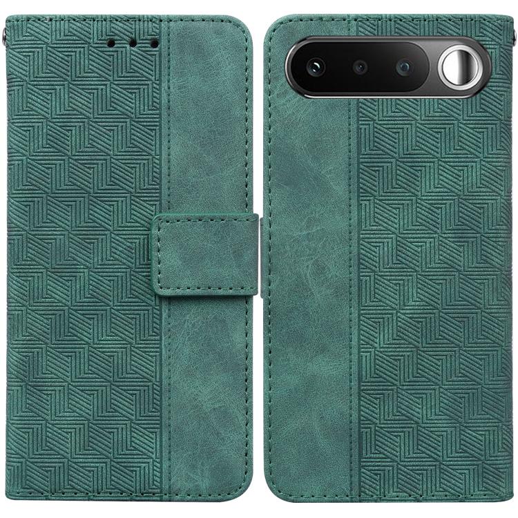Custodia per telefono in pelle goffrata geometrica, For Realme 16 5G, For Realme 16 Pro+ 5G, For Realme 16 Pro 5G, For Realme 15T 5G