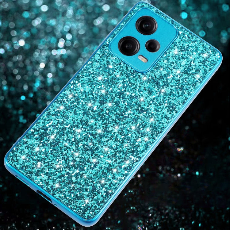 Custodia per telefono in TPU antiurto con polvere glitterata, For Xiaomi Redmi Note 12 4G/5G Global, For Xiaomi Redmi Note 12 Pro 5G Global