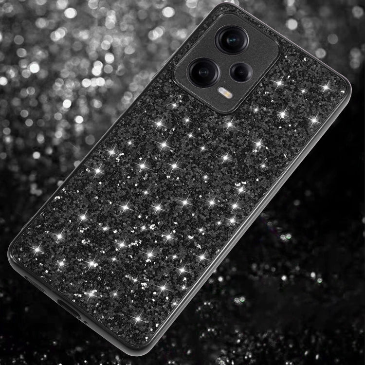 Custodia per telefono in TPU antiurto con polvere glitterata, For Xiaomi Redmi Note 12 4G/5G Global, For Xiaomi Redmi Note 12 Pro 5G Global
