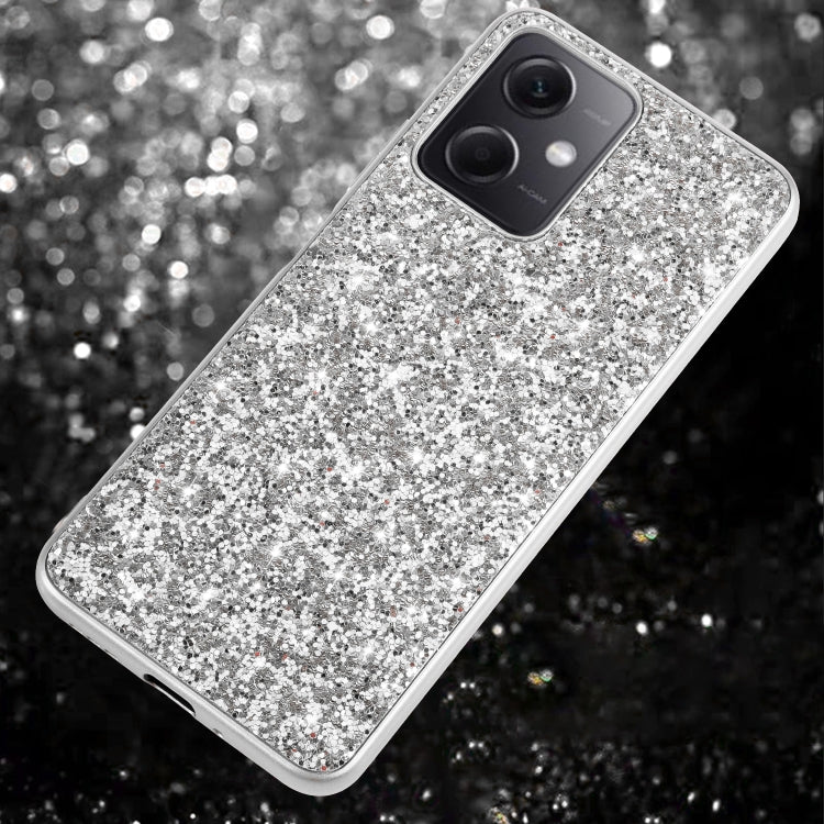 Custodia per telefono in TPU antiurto con polvere glitterata, For Xiaomi Redmi Note 12 4G/5G Global, For Xiaomi Redmi Note 12 Pro 5G Global