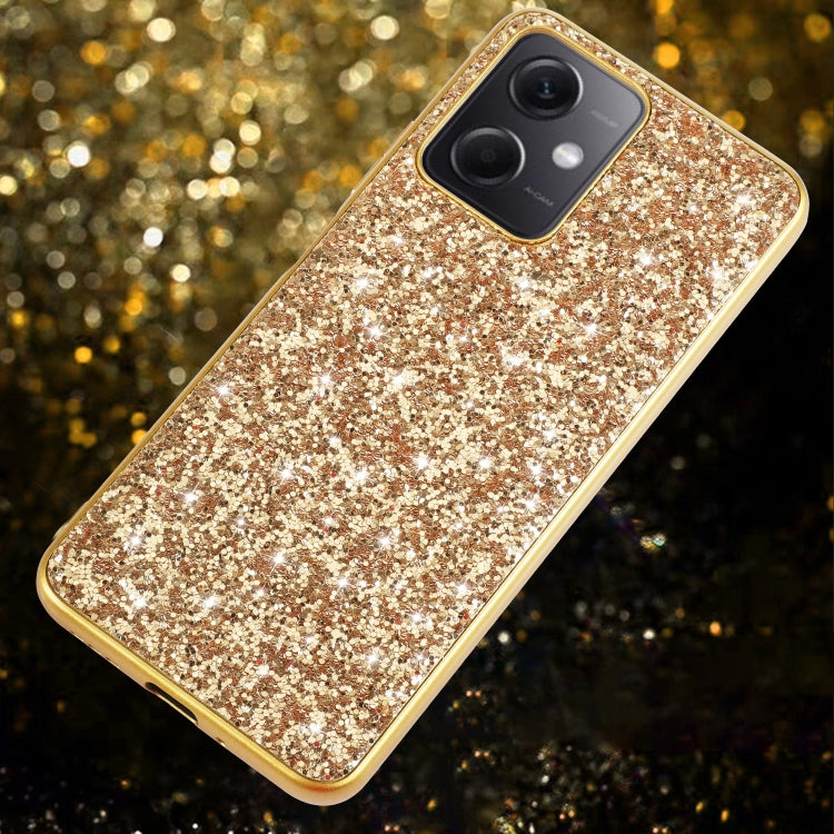 Custodia per telefono in TPU antiurto con polvere glitterata, For Xiaomi Redmi Note 12 4G/5G Global, For Xiaomi Redmi Note 12 Pro 5G Global
