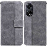 Custodia per telefono in pelle goffrata geometrica, For OPPO Reno10 5G Global/Reno10 Pro Global, For OPPO A78 4G, For OPPO A98 5G / F23 5G India