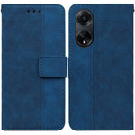 Custodia per telefono in pelle goffrata geometrica, For OPPO Reno10 5G Global/Reno10 Pro Global, For OPPO A78 4G, For OPPO A98 5G / F23 5G India