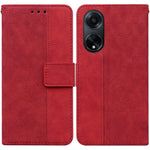 Custodia per telefono in pelle goffrata geometrica, For OPPO Reno10 5G Global/Reno10 Pro Global, For OPPO A78 4G, For OPPO A98 5G / F23 5G India