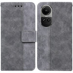 Custodia per telefono in pelle goffrata geometrica, For OPPO Reno10 5G Global/Reno10 Pro Global, For OPPO A78 4G, For OPPO A98 5G / F23 5G India